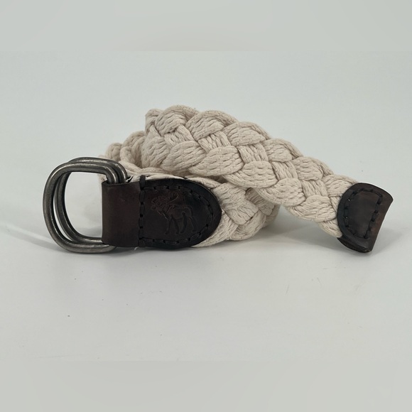 Y2K‎ Vintage Abercrombie & Fitch Rope Braided Belt Moose S/M - Picture 1 of 7